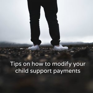 Modify your child support payment