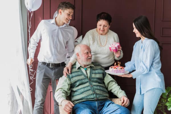 Caregiving for elderly parents from different states