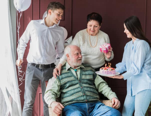 Caregiving for elderly parents from different states