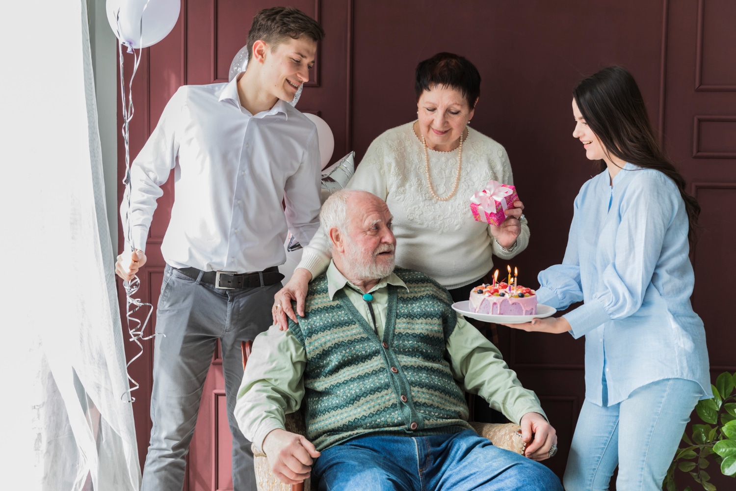 Caregiving for elderly parents from different states