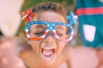 Fourth of July boy