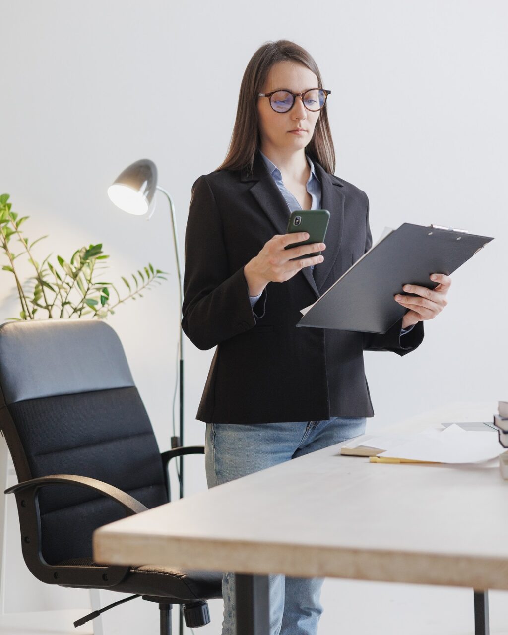 Women Lawyer in the office